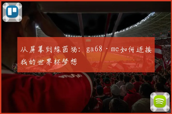从屏幕到绿茵场：ga68·me如何连接我的世界杯梦想
