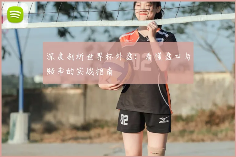 深度剖析世界杯外盘:看懂盘口与赔率的实战指南